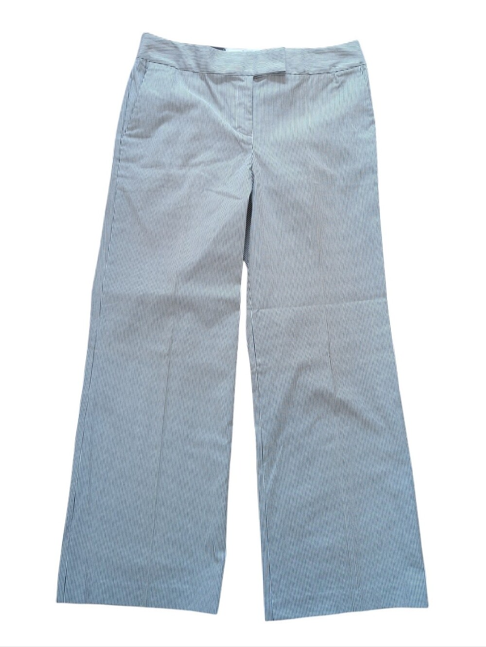 Liz Claiborne Jackie Pants, Pinstriped Trousers, NWT, Size 12, Wide Leg